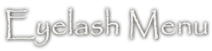 eyelash menu
